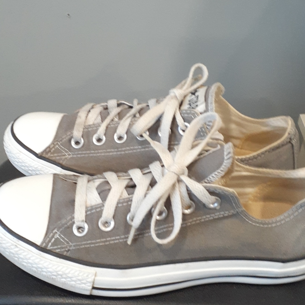 Converse Allstar grey sneakers size 8